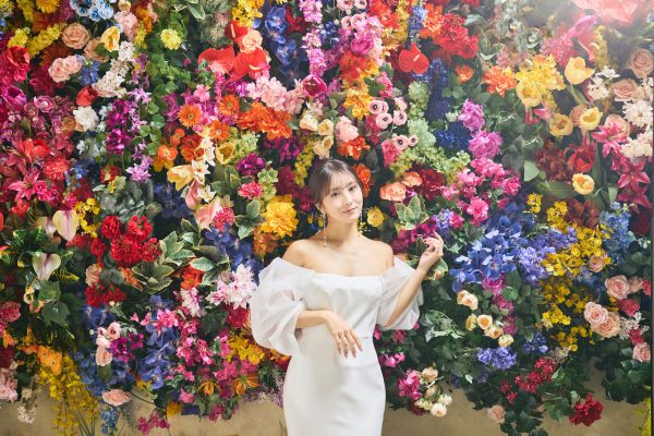 人気のフラワーウォールがリニューアル